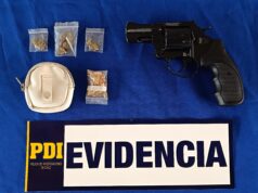 Detienen en Villarrica a sujeto con amplio prontuario por usurpación de inmueble: mantenía drogas y arma de fuego en la vivienda