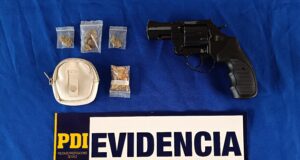 Detienen en Villarrica a sujeto con amplio prontuario por usurpación de inmueble: mantenía drogas y arma de fuego en la vivienda