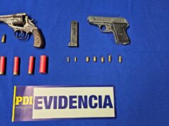 Madre e hijo detenidos en Pitrufquén por infracción a la ley de armas y robo con violencia