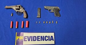 Madre e hijo detenidos en Pitrufquén por infracción a la ley de armas y robo con violencia