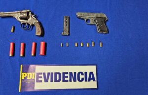 Madre e hijo detenidos en Pitrufquén por infracción a la ley de armas y robo con violencia