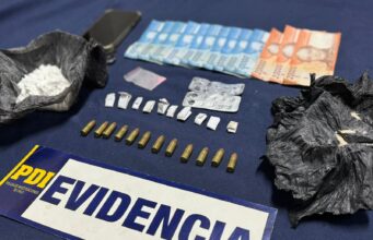 PDI Traiguén saco de circulación un millón 850 mil pesos en sustancias ilicitas