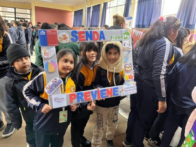 Feria preventiva reunió a niños y niñas de establecimientos educacionales de Quepe