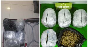 Carabineros de Carahue incautan más de 5 kilos de marihuana tras hallazgo de maleta abandonada
