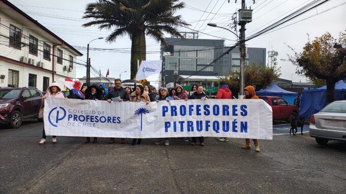 Colegio de profesores de Pitrufquén se suma a movilización nacional convocada para los días 4 y 5 de junio
