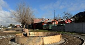 Obras de Reposición de Plaza Recreativa en Villa Los Ríos Tienen un 50% de Avance