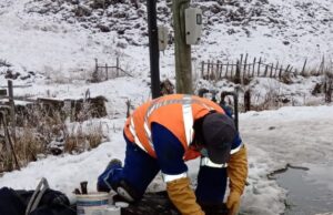 Ola de frío pondría en riesgo suministro de agua en viviendas de La Araucanía