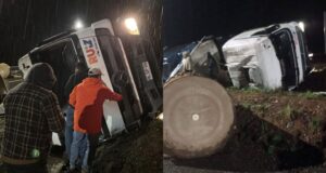 Fallece conductor luego del volcamiento de un camión en la comuna de Loncoche