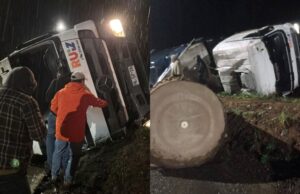 Fallece conductor luego del volcamiento de un camión en la comuna de Loncoche