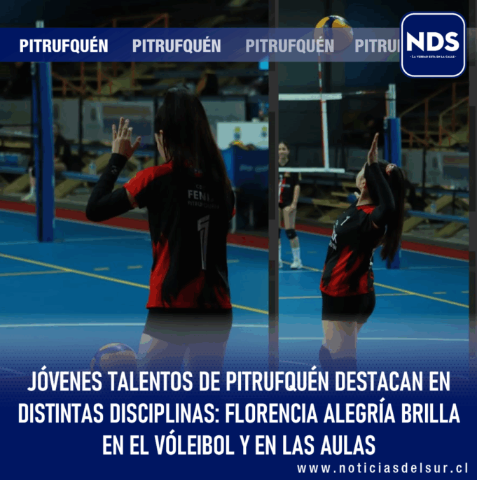 Jóvenes talentos de Pitrufquén siguen destacando: Florencia Alegría brilla en el vóleibol