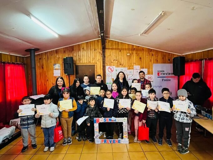 Exitoso concurso organizado por Senda Previene, cerró el “Mes de la prevención” en Freire