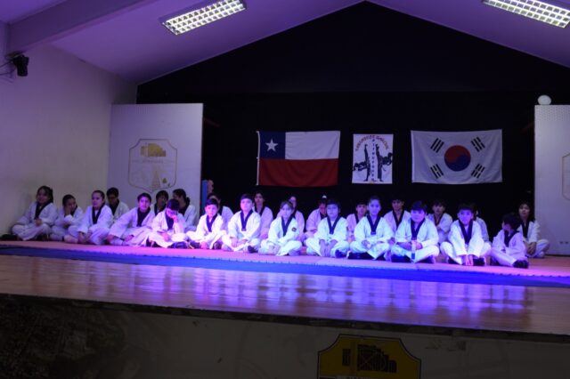 Ceremonia de cambio de grado destaca el compromiso y disciplina de la Escuela de Taekwondo Marcial Pitrufquén