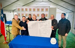 Autoridades y vecinos instalaron primer tubo del APR más grande de la región en Freire