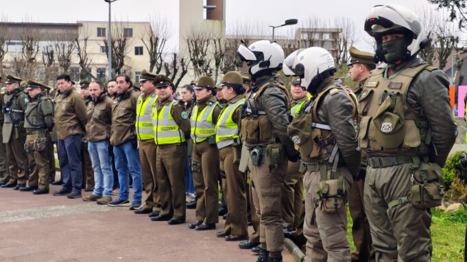 Carabineros de Pitrufquén reforzado con efectivos de otras comunas y de seguridad pública realizan «ronda impacto»