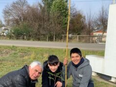 Estudiantes de Radal trabajaron para hermosear su localidad