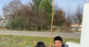 Estudiantes de Radal trabajaron para hermosear su localidad