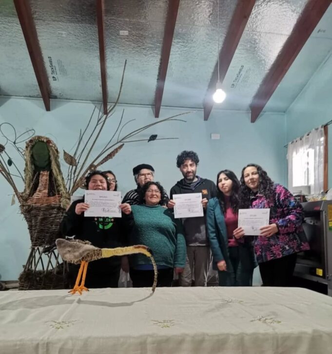 Socias de la Agrupación Mailen se certificaron en Mapudungun Avanzado