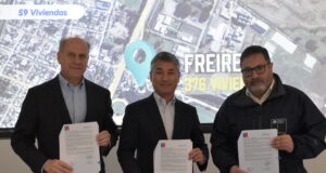 Convenio Serviu – Aguas Araucanía permitirá construcción de mega proyecto de viviendas sociales en Lautaro