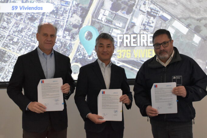 Convenio Serviu – Aguas Araucanía permitirá construcción de mega proyecto de viviendas sociales en Lautaro