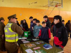 Niños y niñas de la escuela Licarayén de Quitratue aprenden sobre autocuidado en feria preventiva