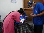 Más de 200 atenciones odontológicas realizaron estudiantes de la Ufro junto a profesionales de Cubamed en Pitrufquén