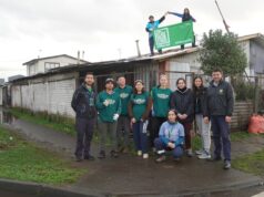 Estudiantes de la universidad Santo Tomas culminan trabajos de invierno en Pitrufquén