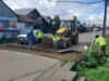 Comienzan obras de recambio de carpeta asfáltica por pavimento de cemento en calle Fuenzalida y Humberto Primero de Freire
