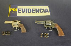 En Angol: PDI recupera armamento de fuego que no se hallaba regularizado