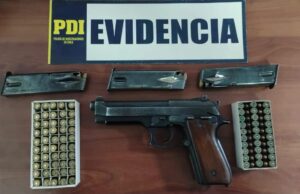 PDI Angol recupera armamento y munición que no se hallaba debidamente regularizado