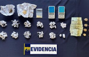 PDI Angol desarticula puntos de venta de droga y detiene a cinco personas