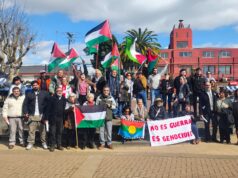 Actividad en la plaza de Armas de Pitrufquén busca acercar la realidad de Gaza a la comunidad local