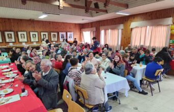 Adultos mayores de Freire celebraron con alegría las fiestas patrias en una gran Peña folclórica