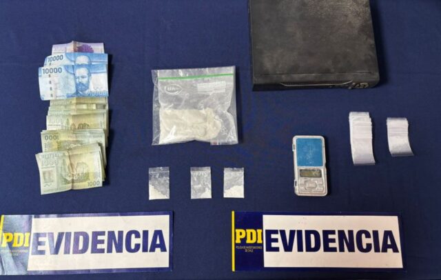 En Puerto Saavedra detienen a dos personas por microtráfico de drogas
