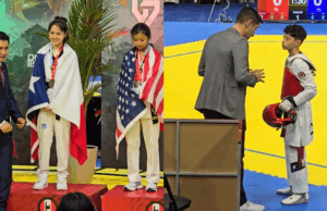 Bronce para Chile y orgullo para Pitrufquén: Leonella y Óscar Bono destacan en campeonato internacional de taekwondo
