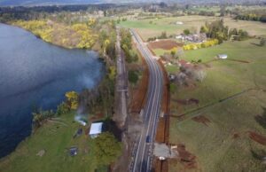 En tiempo récord finalizan obras de emergencia en ruta S-70 por socavón de Huefel en Pitrufquén