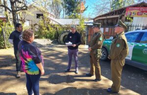 Alcalde de Freire y Carabineros realizaron visita inspectiva a sectores donde funcionarán fondas y ramadas en Fiestas Patrias