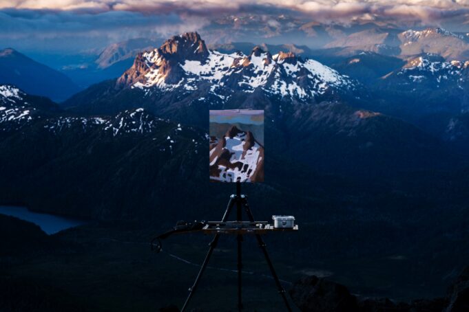 Inauguración de la exposición «Entrar a la cordillera» del artista Mauro Pesce