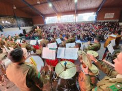 Orfeón Nacional de Carabineros ofreció gran presentación musical en Freire