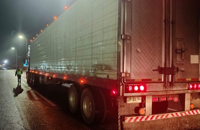 Fiscalizan transporte de carga en Loncoche para resguardar la seguridad
