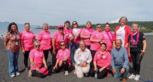 Villarrica vivió una emotiva jornada rosada por la salud de las mujeres
