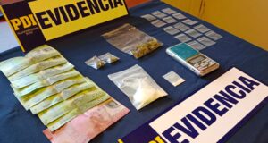 Incautan cocaína y marihuana en vivienda de Freire: una mujer fue detenida por microtráfico