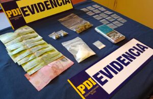 Incautan cocaína y marihuana en vivienda de Freire: una mujer fue detenida por microtráfico