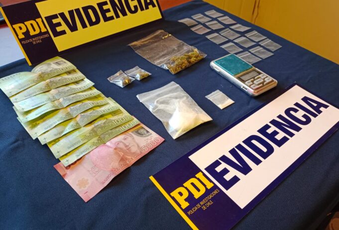 Incautan cocaína y marihuana en vivienda de Freire: una mujer fue detenida por microtráfico
