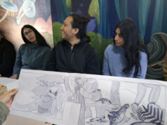 Mural participativo en Escuela de Relun de Villarrica visibilizará la importancia del llamado cerro de Agua Santa