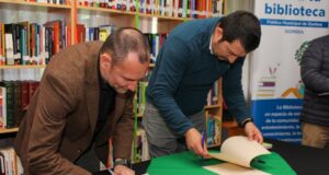 Avanza el proyecto de mejoramiento de la biblioteca municipal de Gorbea