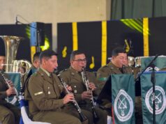 Orfeón de Carabineros celebró 95 años con emotivo concierto en Pitrufquén que unió a la comunidad en una fiesta musical