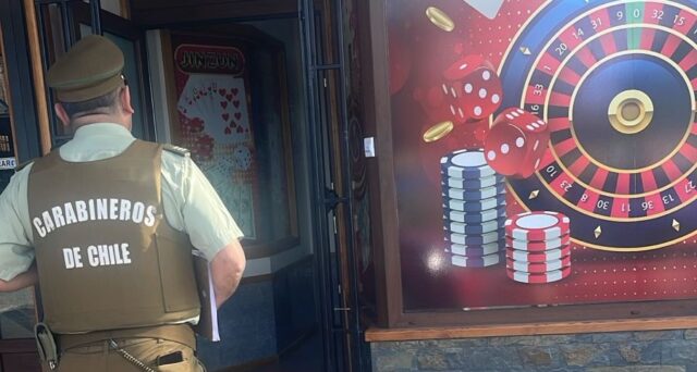 Fiscalización en Villarrica deja siete locales de máquinas de destreza infraccionados