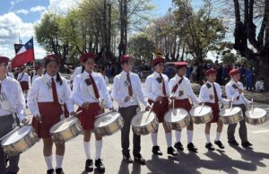 Con gran éxito en Cholchol llevó a cabo el primer encuentro de bandas escolares instrumentales