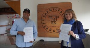 Alcaldesa de Pitrufquén entrega logos a taxis y locales comerciales que aportarán descuentos a personas mayores