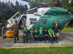 Estudiantes de la escuela Chada participan junto a carabineros de Pitrufquén en feria de especialidades en Temuco